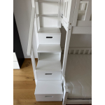 Familienbett mit Treppe 90x200 oben für älteres Kind