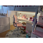Hochbett mit Schreibtisch und Treppe direkt vom Hersteller aus hochwertigem Kiefernholz