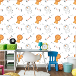 Tapete Pastelllöwen, Tiere, Jungenzimmer  1 Rolle