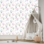 Tapete Ballons in zarten Farben 1 Rolle