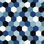Geometrische Tapete für Jugendzimmer für Jungen, 1 Rolle
