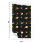 Tapete für Jungenzimmer, Fußball  1 Rolle