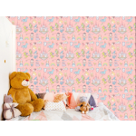 Tapete Märchen Prinzessin Regenbogen, für Kinderzimmer 1 Rolle