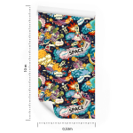 Tapete „Bunter Kosmos“   1 Rolle