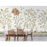 Zitronenbaum Chinoiserie – Weiß