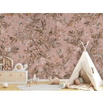 Verspielte Rotkehlchen – Vintage – Rosa
