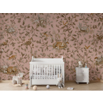 Verspielter Wald – Vintage – Rosa