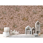 Verspielter Wald – Vintage – Rosa