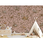 Verspielter Wald – Vintage – Rosa