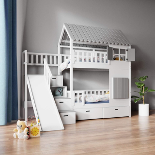 Stockbett mit Rutsche Stockbett mit Rutsche