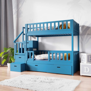 Etagenbett mit Stufen Etagenbett mit Stufen