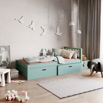 Holzkinderbett Modell Classic mit Schubladen