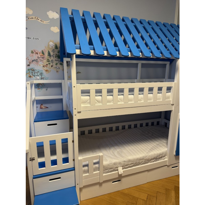 Hochwertiges Etagenbett mit Treppe Linz für Familien