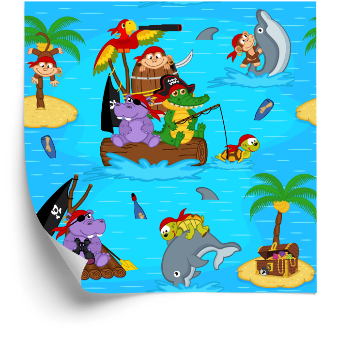 Tapete Piratenreisen 1 Rolle