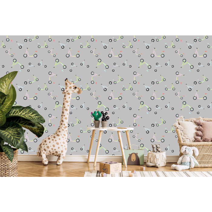 Tapete „Bunte Roller“ 1 Rolle
