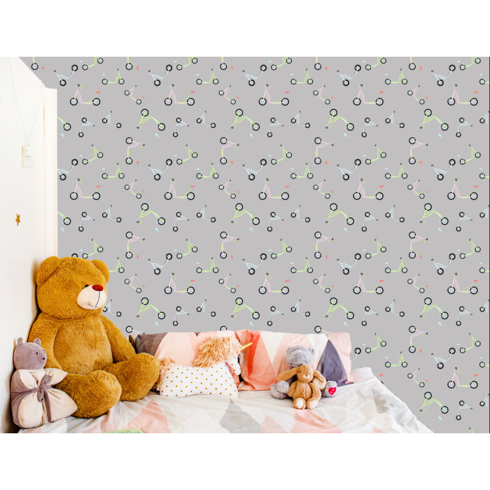 Tapete „Bunte Roller“ 1 Rolle