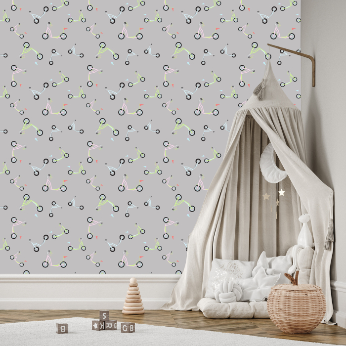 Tapete „Bunte Roller“ 1 Rolle