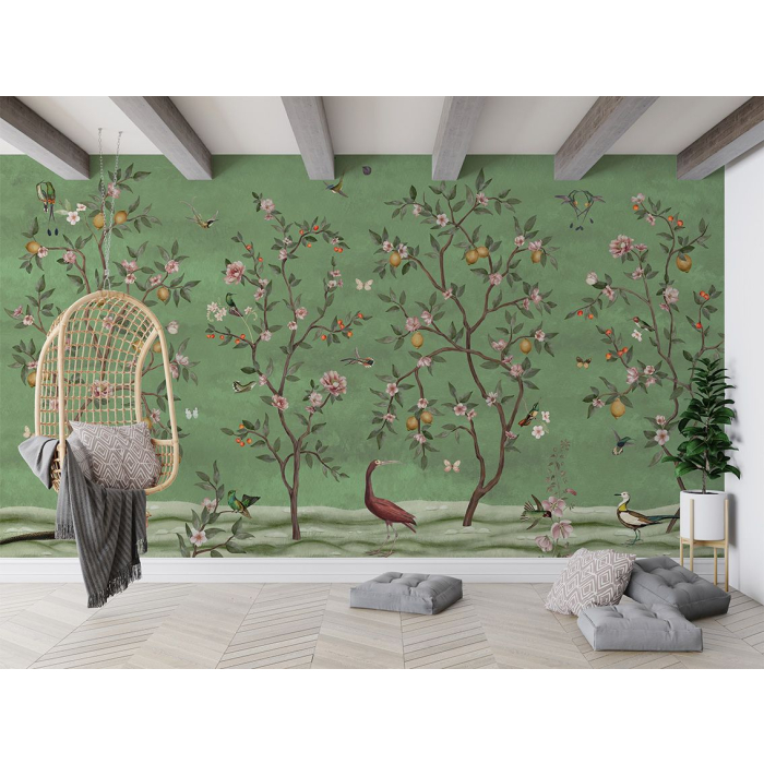 Zitronenbaum Chinoiserie – Grün