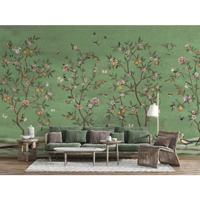 Zitronenbaum Chinoiserie – Grün