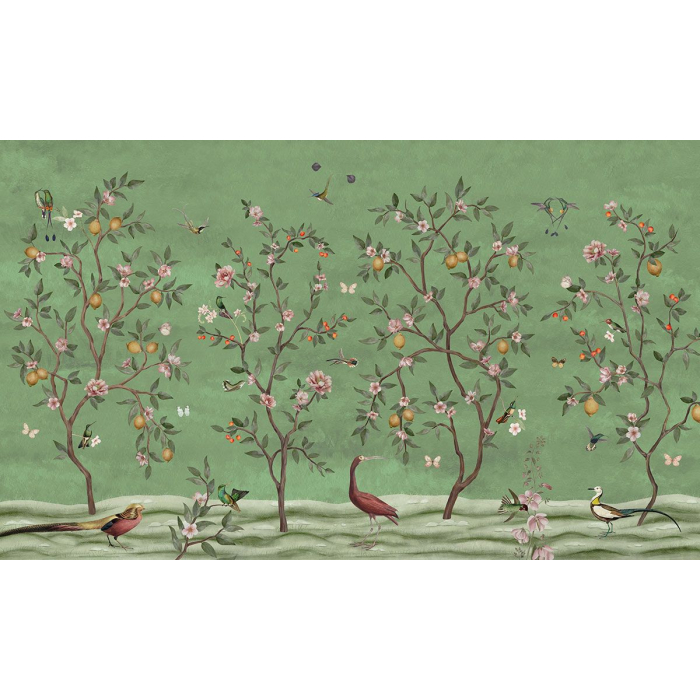 Zitronenbaum Chinoiserie – Grün