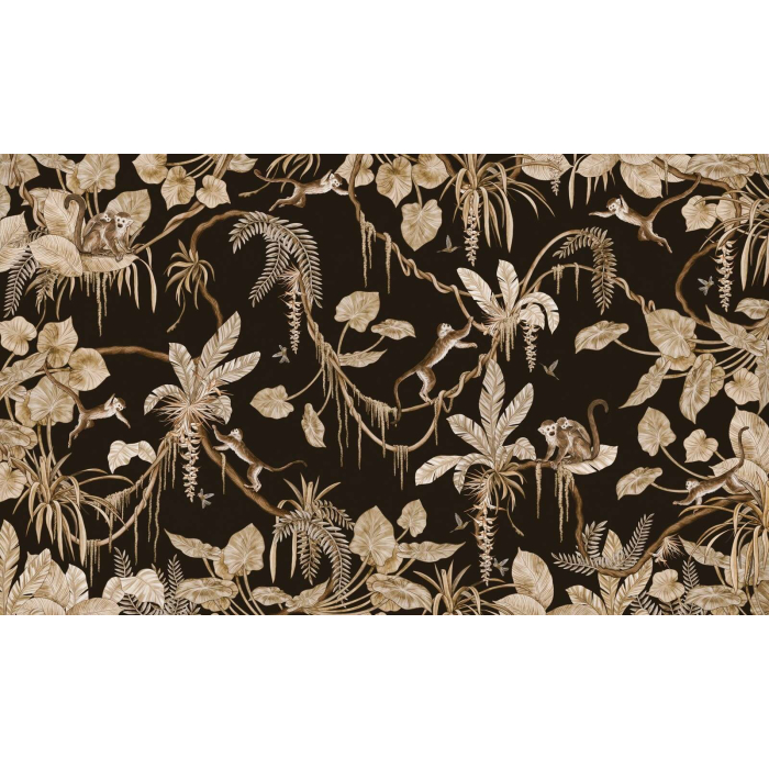 Verspielte Affen – Vintage – Schwarz