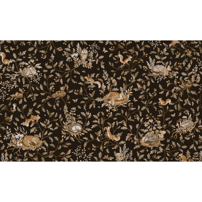 Playful Woods - Vintage - Black